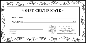 Gift Certificate