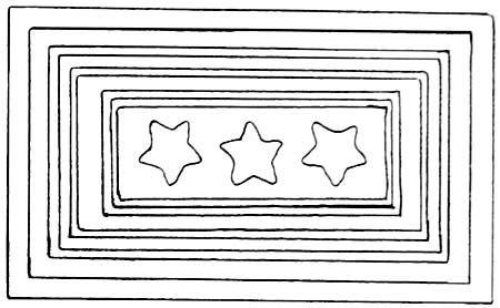 Three Stars and Stripes