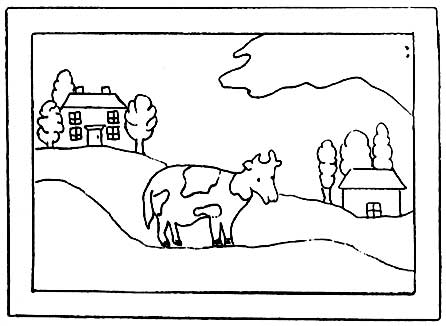 Cow on a Farm