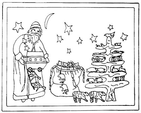 Santa with Ark